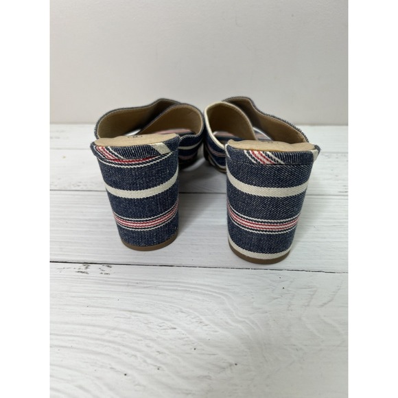 Y2K Hot Kiss Womens 8 M Vintage 90s 00s Chunky Denim Platform Wedge Ankle Sandal - Picture 9 of 11